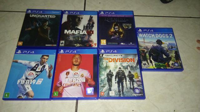 Jogos Ps4 ( valores variados) veja descrição