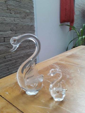 Conjunto cisnei cristal
