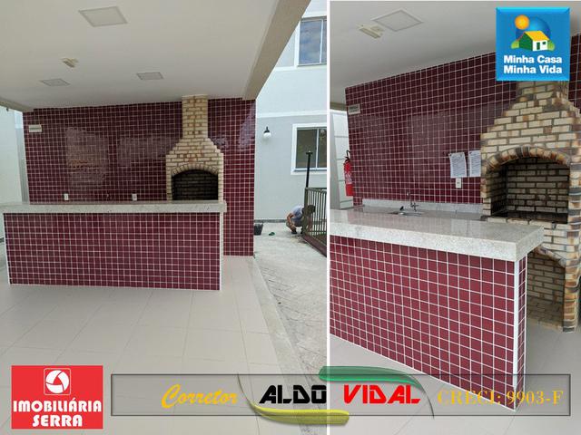 ARV 97 Apartamentos 2 Quartos Novo Barato Com Lazer. Carapebus, Serra-E.S - Foto 12