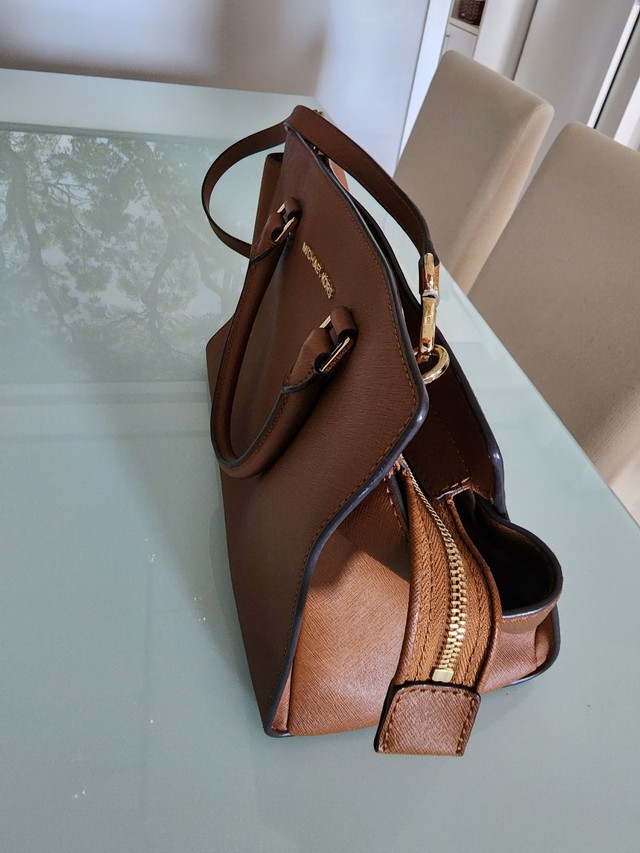 Bolsa Michael Kors Marrom Original - Foto 5