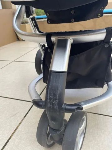Carrinho com bebê conforto safety  - Foto 5