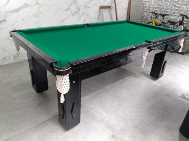 Mesa de Bilhar Nova Sinuca Pedra Ardósia 2,23 x 1,23 em 10 x Sem Juros - Foto 3