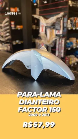 para-lama dianteiro factor 150 2009 a 2013