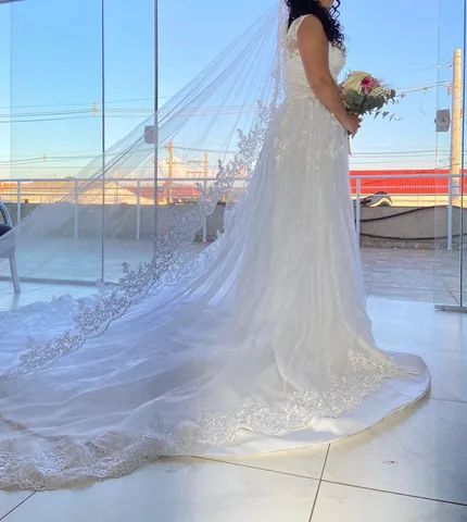 Vestido de noiva tamanho 40 a 42