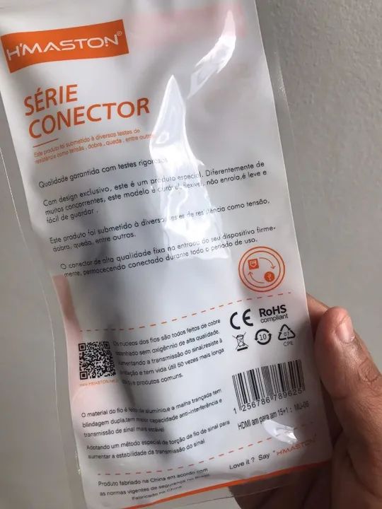 Cabo HDMI pra HDMI 1,2m Full Hd Novo - Garantia - Foto 3