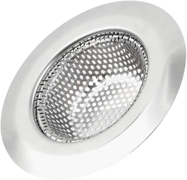 Ralo Para Pia de Cozinha em Aço Inox Premium Borda Larga 9cm