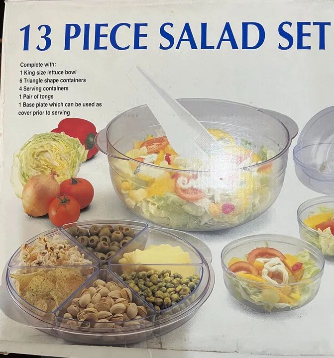 Jogo de Salada 13 Peças - Novo
