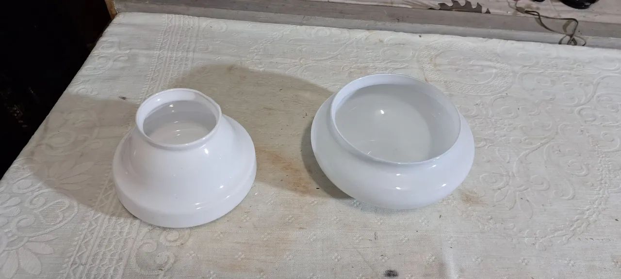 Canopula de vidro para luminaria valor unitário - Foto 4