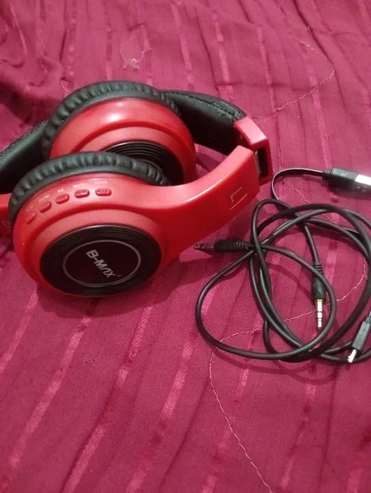 Fone de Ouvido B-Max Vermelho - Foto 2