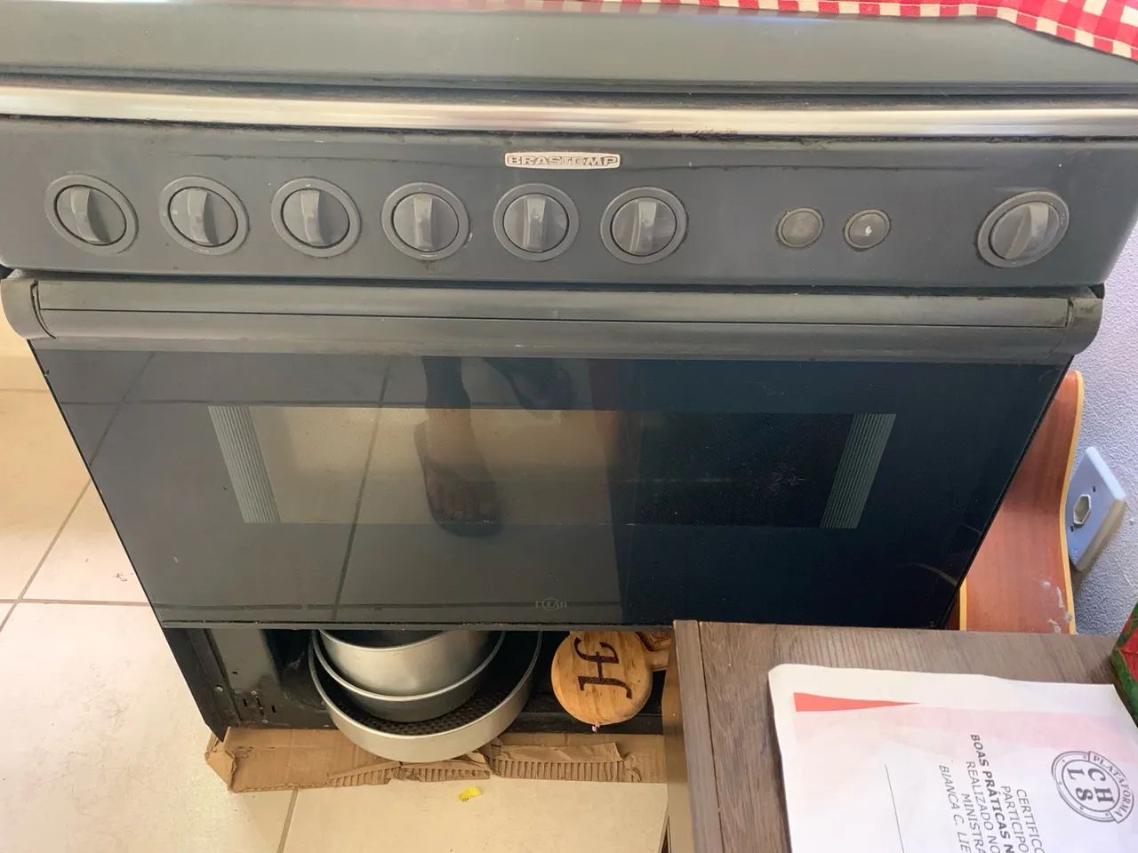 Fogão Brastemp 5 Bocas com Forno - Foto 2