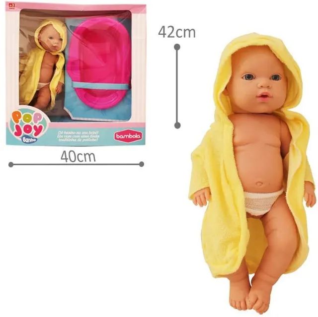 Boneca Pop Joy 556/0556 Banho