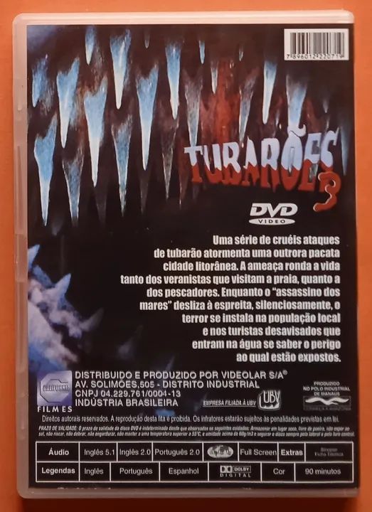 Dvd Tubarões 3 - Foto 2