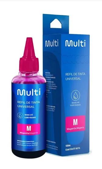 Refil, frasco de Tinta Compatível Universal Para Epson HP Canon 100ml - Foto 3