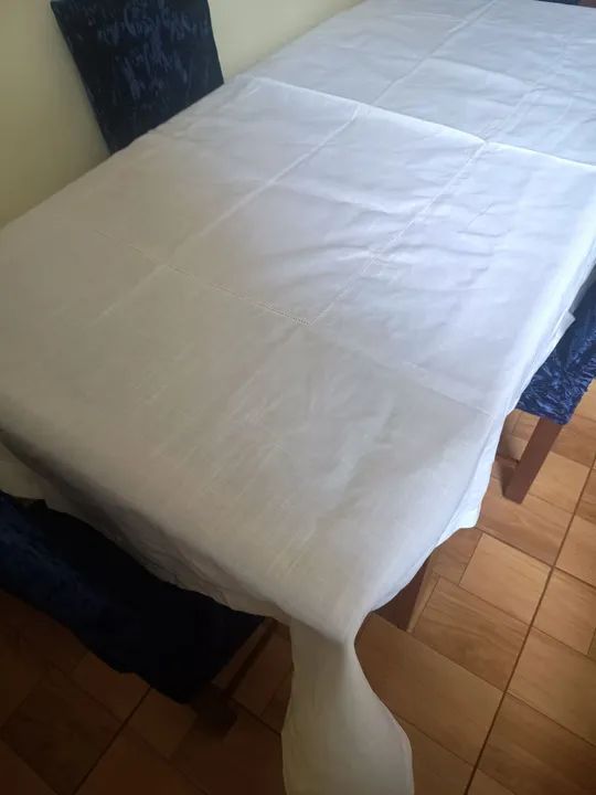 Toalha de Mesa retangular Branca - Foto 5