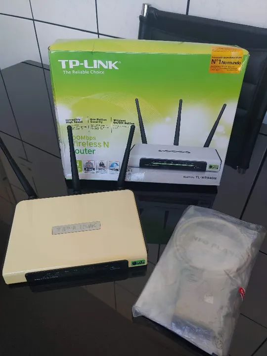 Roteador Wireless 300mbps TL-WR940N (3 antenas)