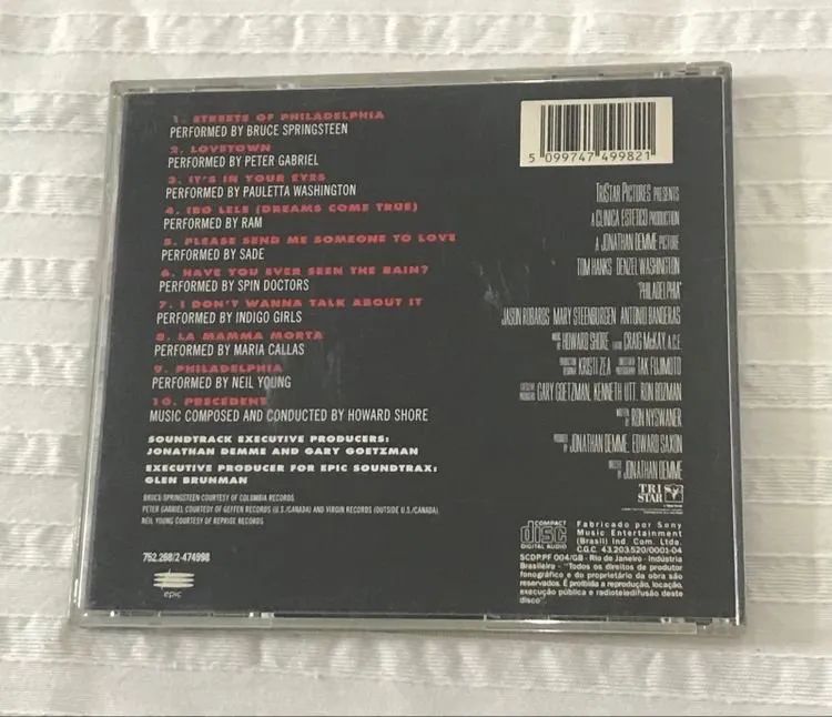cd trilha filme philadelphia - Foto 2