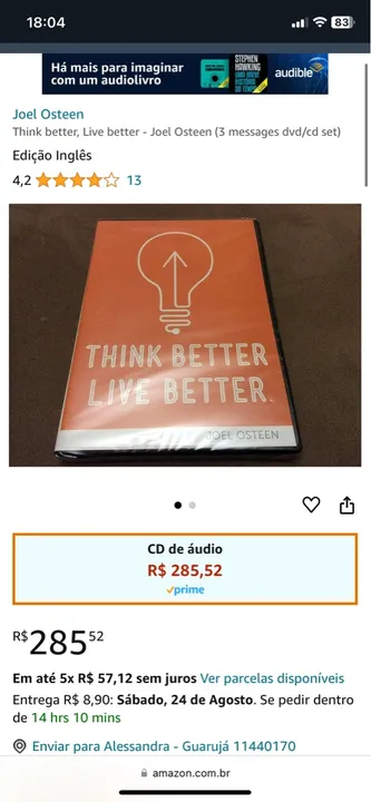 DVDs do pastor Joel Osteen