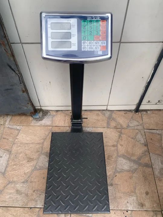 Balança Digital Comercial 200KG Bateria 