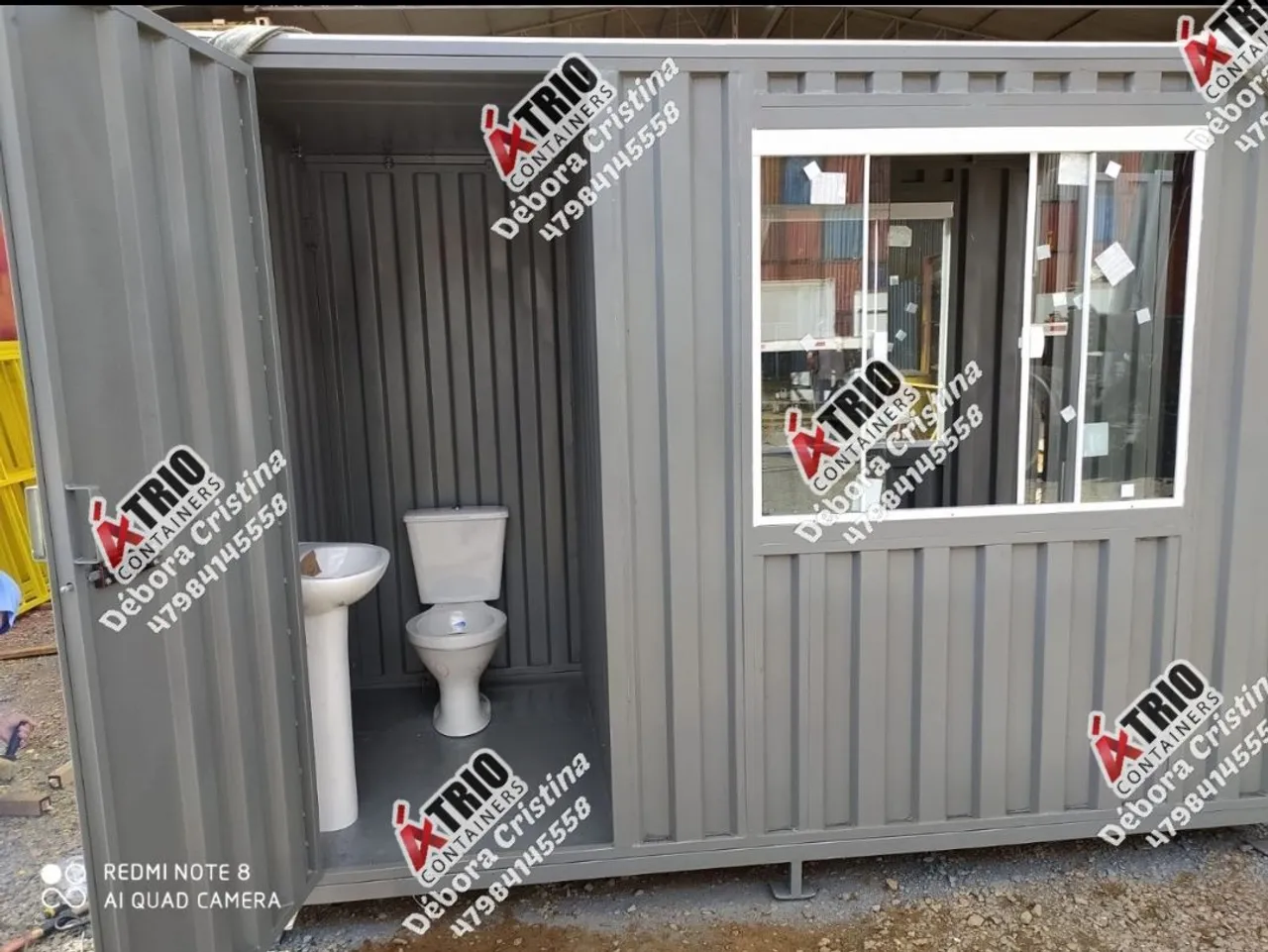 Container escritório desmontável e acoplavel várias medidas