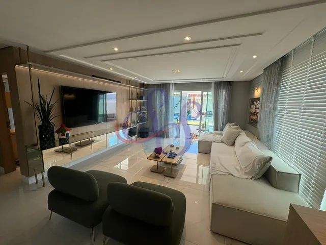 Belíssima casa mobiliada no Alphaville Fortaleza com 4 suítes - Foto 2