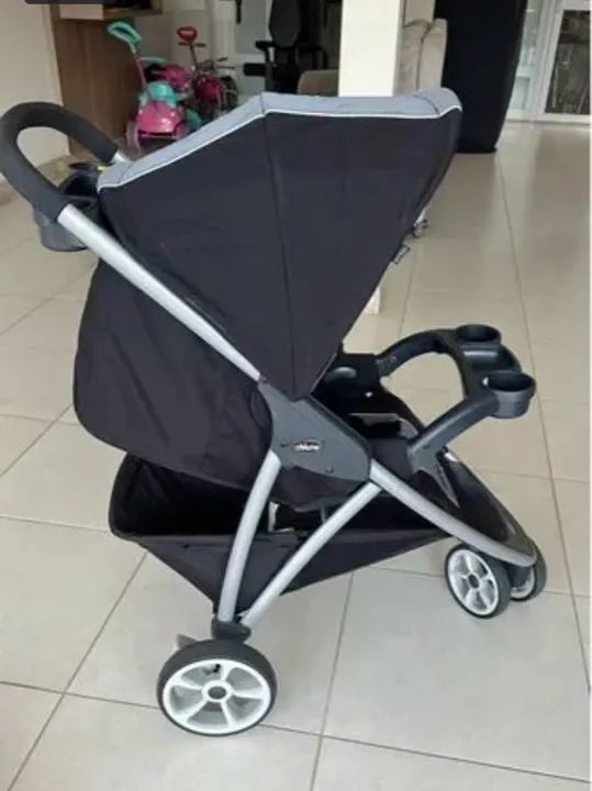 Carrinho CHICCO VIARO e bebê conforto CHICCO KEYFIT 30 - Foto 5