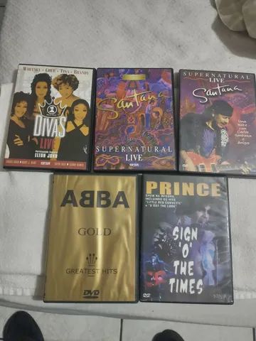 Dvds originais 5 peças variadas 