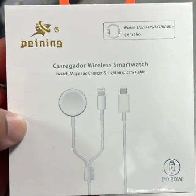 Cabo Carregador 3 Em 1 Para iPhone E Apple Watch Usb E Usb-c - Foto 3