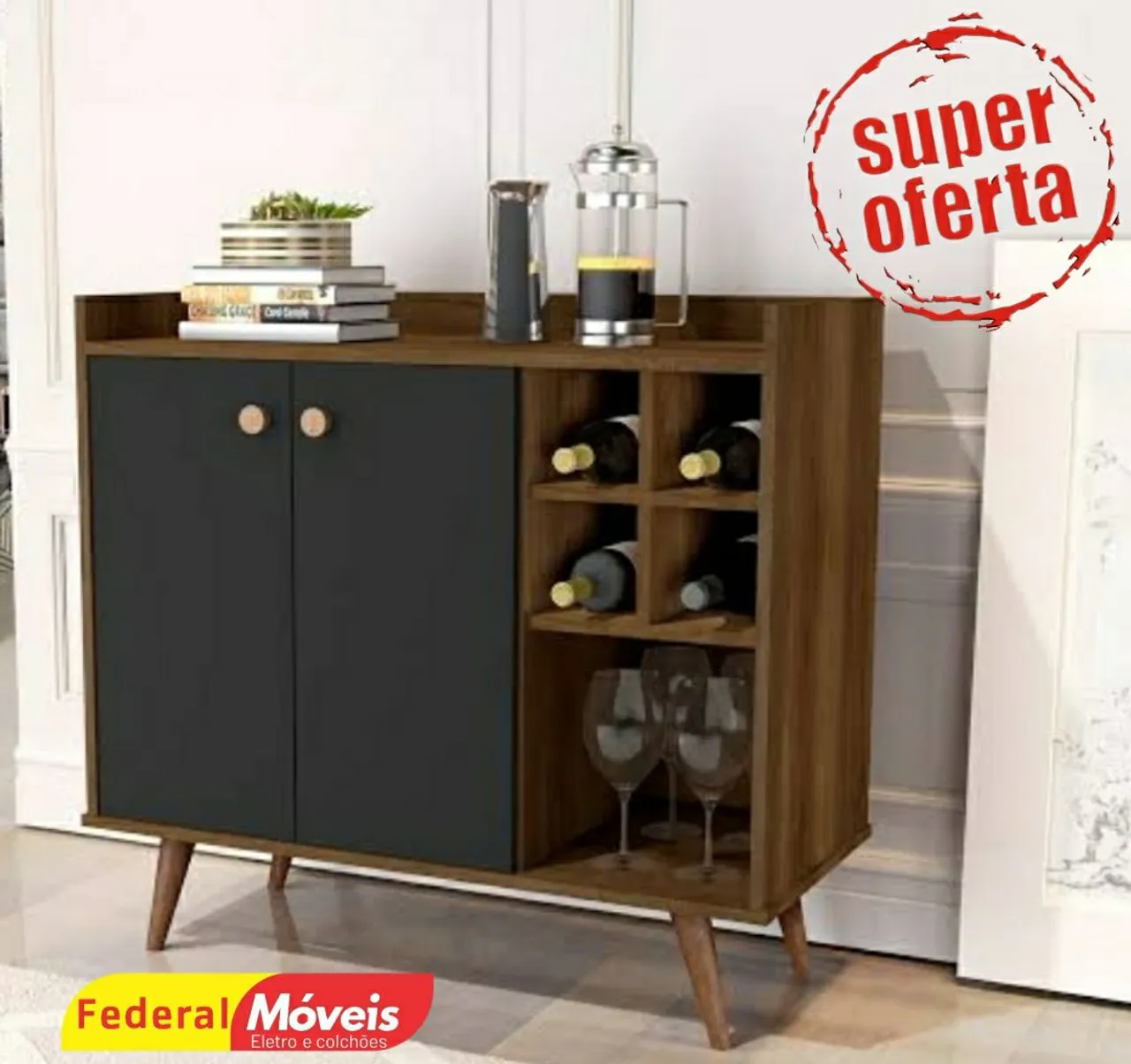 Aparador 2 Portas Novo Fazemos Entrega