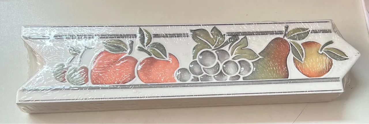 Lote de Faixa Decorativa de cerâmica Frutas - Foto 2