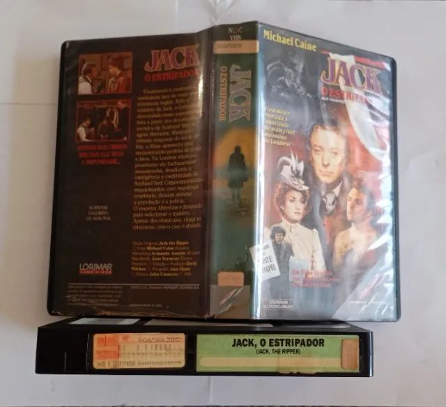 VHS Legendado Jack O Estripador - Michael Caine