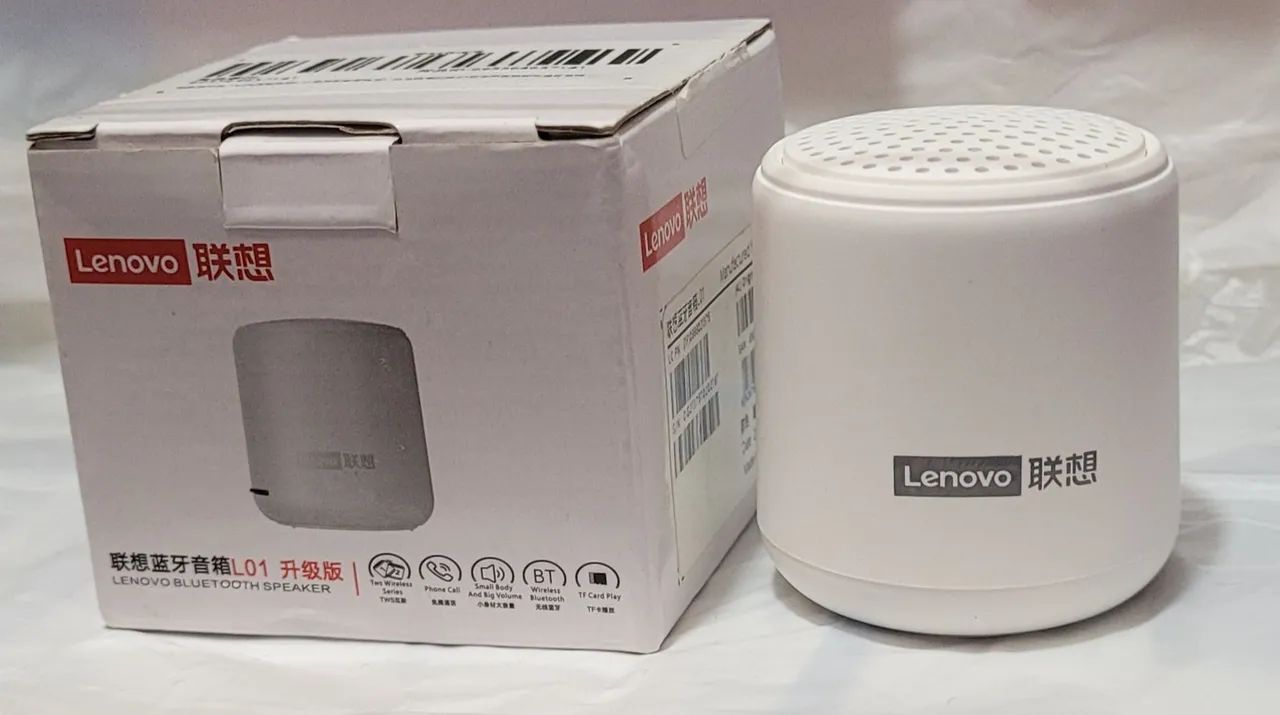 Caixa de Som Bluetooth Lenovo L01 - Pequena e Potente - Foto 2