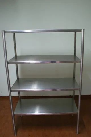 Estante inox, vasadas ou lisas, fazemos também sob medida - Foto 2