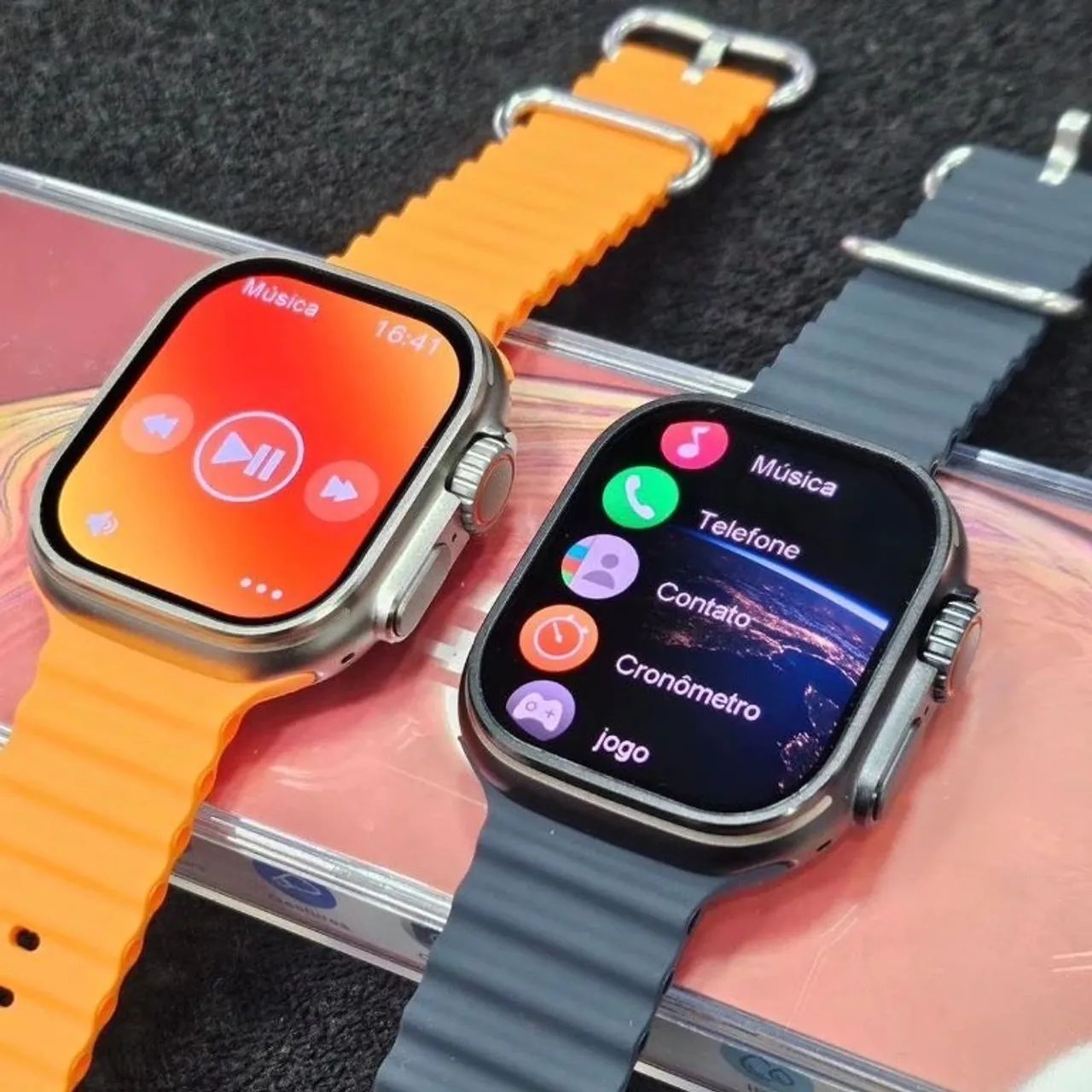 Relogio inteligente Watch ultra 3 tela super amoled - Foto 5