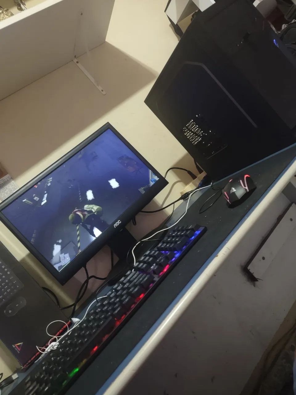 Computador Gamer Completo, i5 7 geração, 16 RAM, SSD de 128+HD 500, vídeo GTX 1050 top , ! - Foto 5