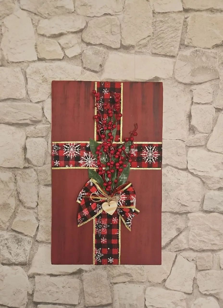 Quadro Natal (vermelho) - Foto 5
