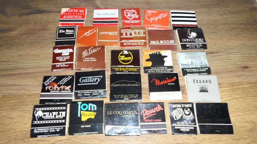 175 CAIXAS FOSFORO RESTAURANTES- COLEÇAO ANTIGA  - Foto 2