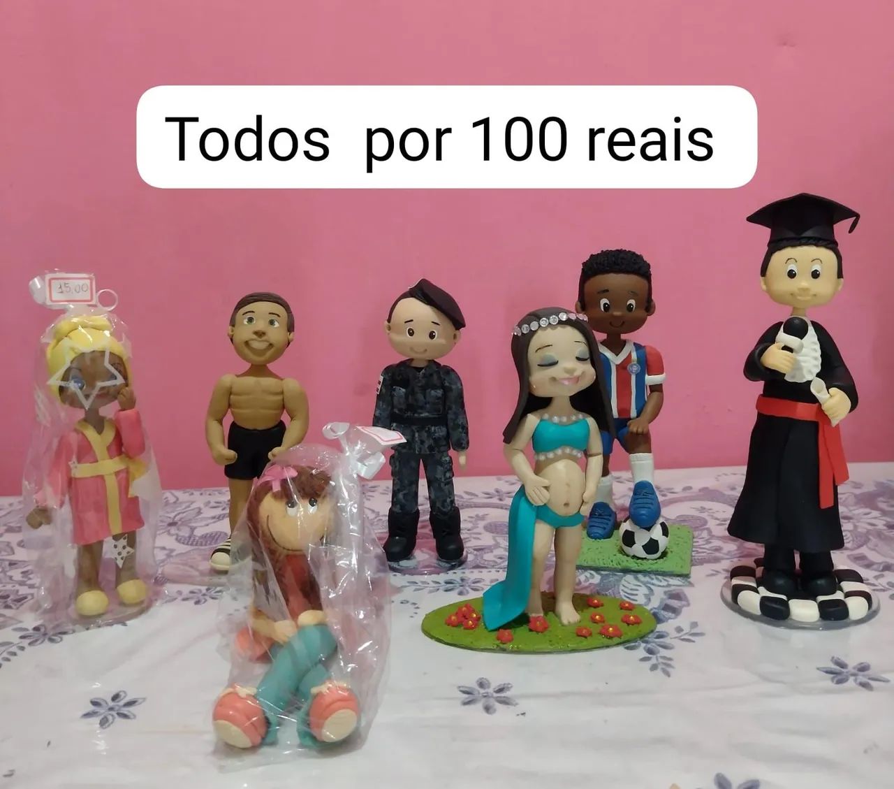 Bonecos de biscuit -