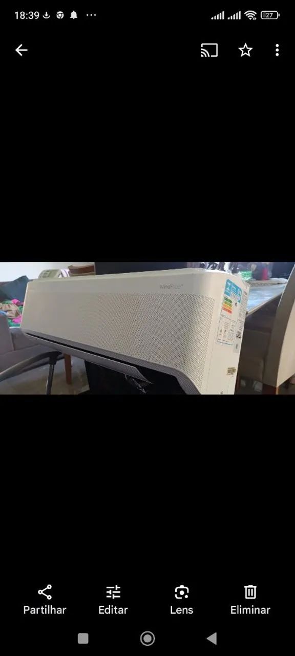 Ar Condicionado Split Samsung wimd free 12 mil btus novo praticamente 2300 instalado  - Foto 4