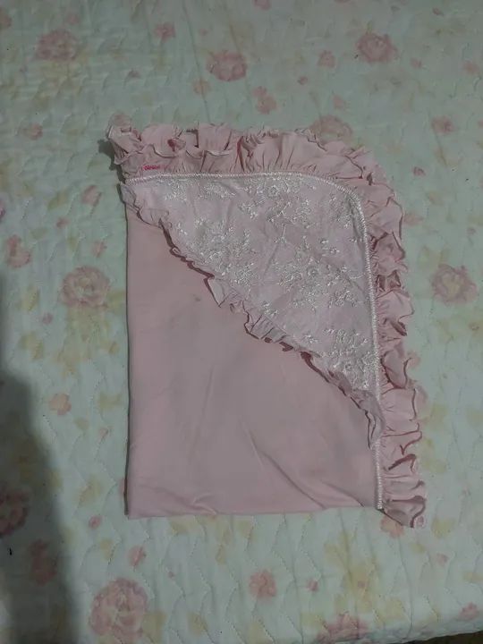 Enxoval de Bebê - Kit Berço Rosa - Foto 3