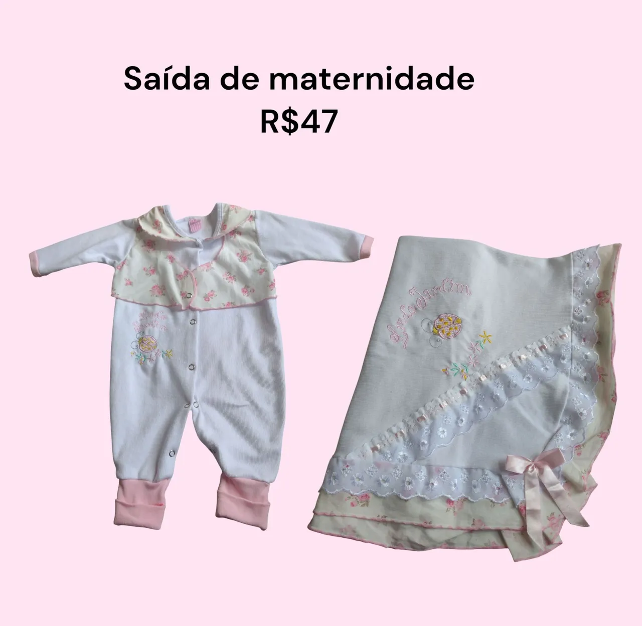 Saída de maternidade completa para bebê
