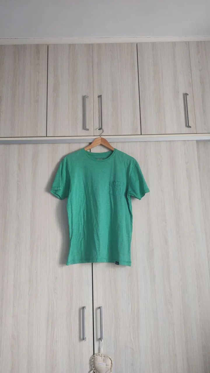 Camisa masculina verde. M - Foto 2