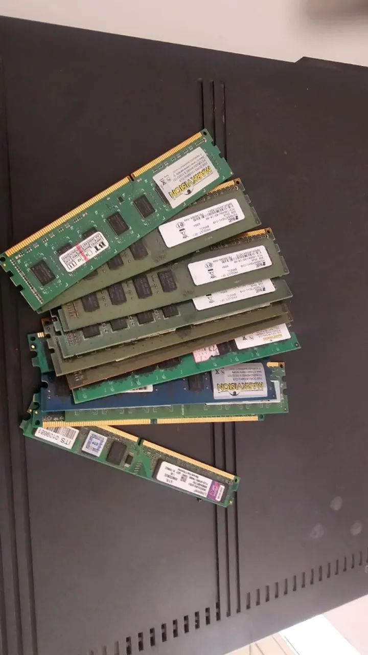 Memorias RAM DDR3 e DDR2