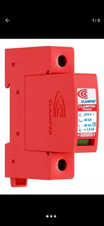 DPS CLAMPER Front V 45kA 275V, Protetor contra surtos para quadros elétricos