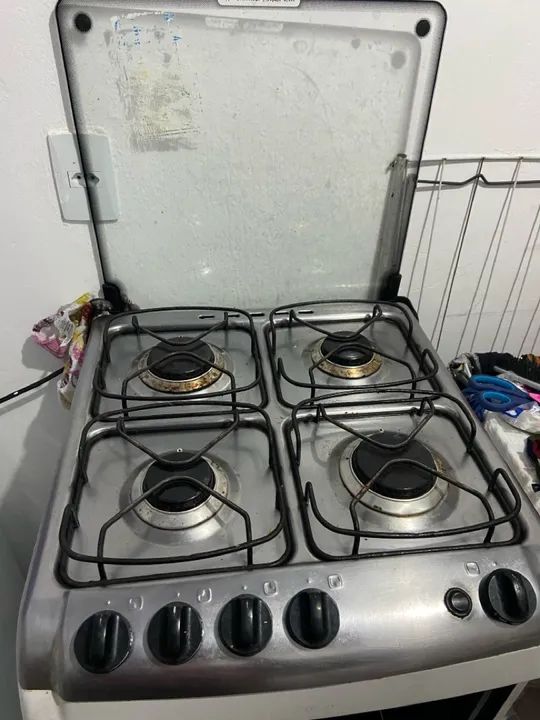 Fogão eletrico 4 Bocas Usado - Foto 3