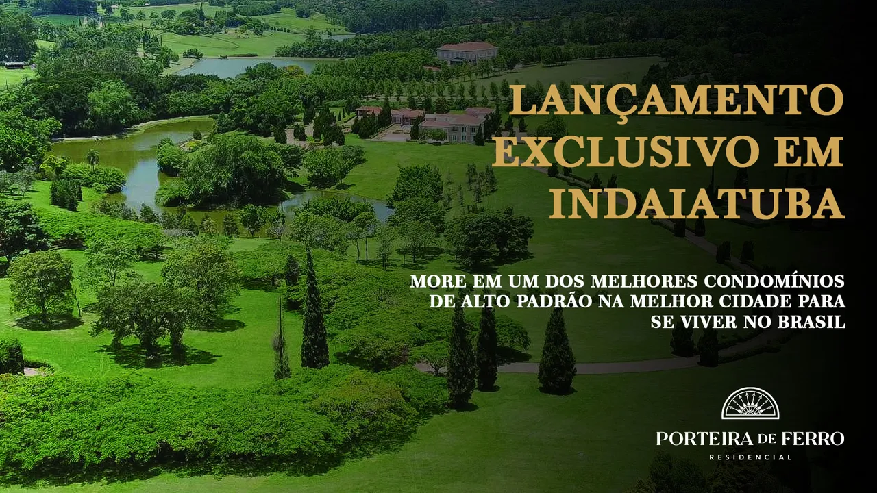 Lançamento de Condomínio Fechado de Alto Padrão em Indaiatuba/SP