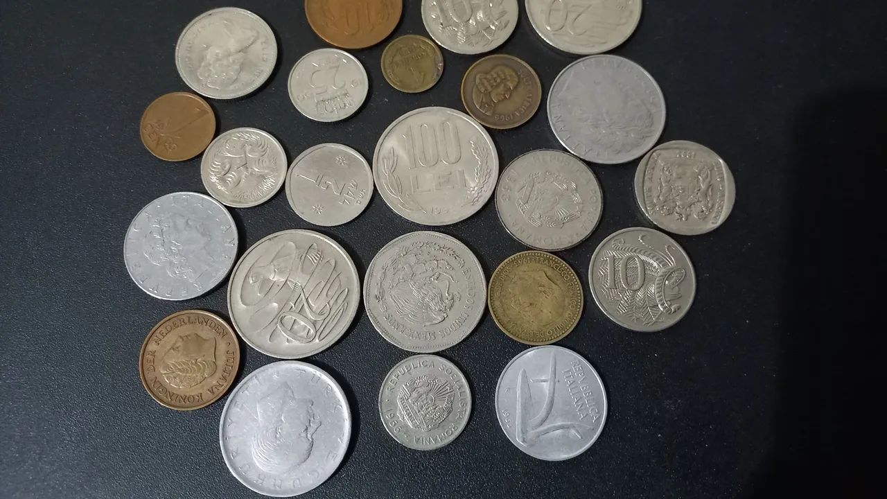 Lote de moedas