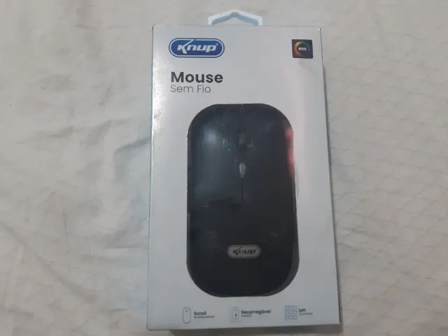 Mouse sem fio recarregável 1600dpi iluminação RGB não precisa de pilha - Foto 3