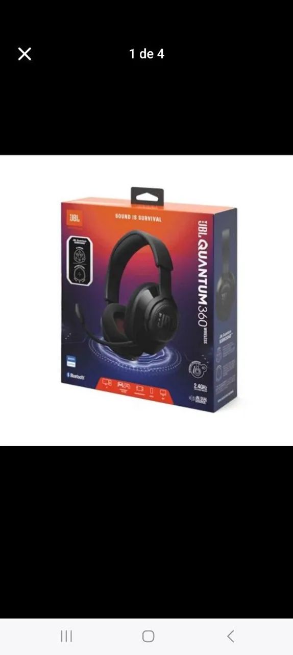 Fone JBL QUANTUM 360 novoooo  - Foto 3