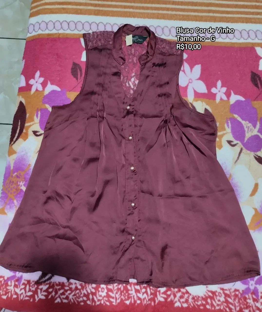 Blusas com detalhes- Tamanho G - Foto 3