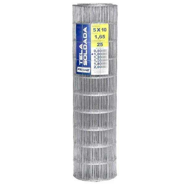 Tela Soldada 5x10 fio 1,65mm 1,50x25m - Foto 2